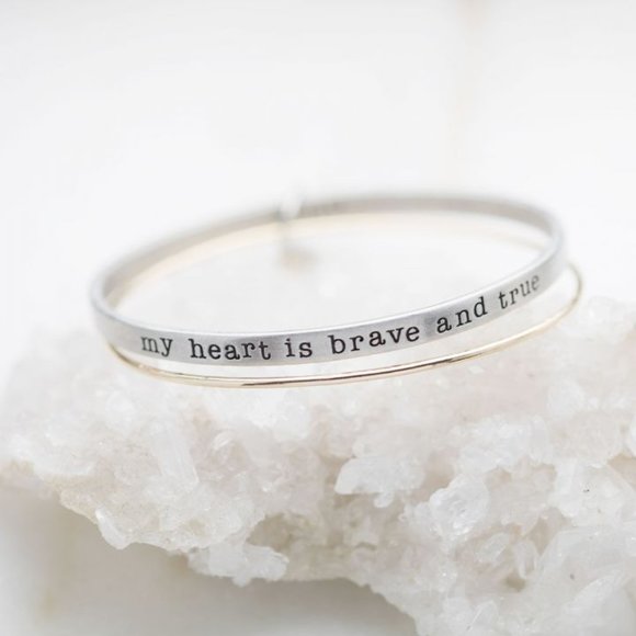 Lisa Leonard Designs Jewelry - Lisa Leonard Brave and True Bangle Bracelet Set